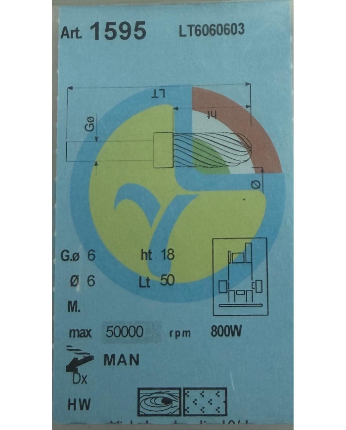 LIMA ROTATIVA TONDA G.6 P.F.