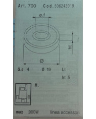CUSCINETTO SFERE HDC D.19 F.4