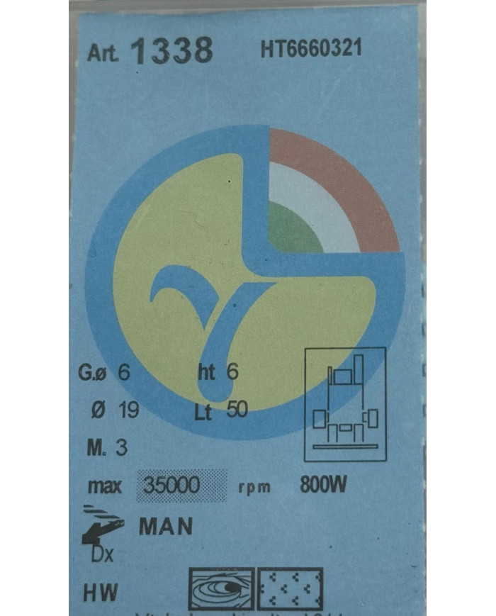 FRESA LEGNO TCT D.19 G.6 R.3