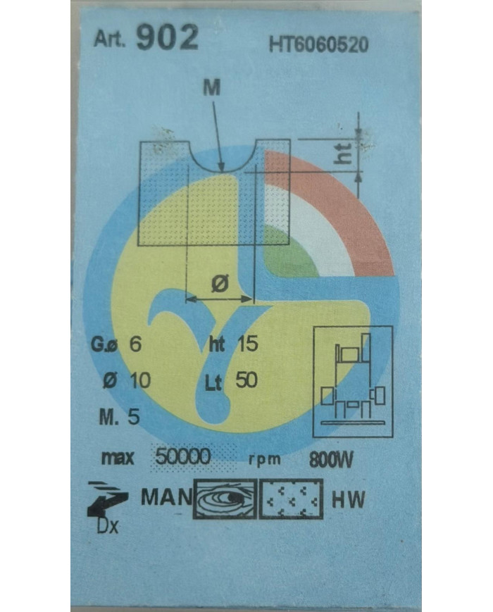 FRESA LEGNO TCT G.8 D.44 TP.C2