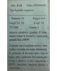 FRESA X LEGNO TCT D.24 R.4+4