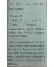 FRESA PER LEGNO TCT D.18 G.6