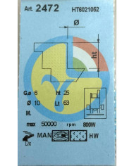 FRESA HV G.6 TP.2TT D.10X25