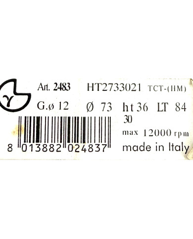 FRESA PANTOGR.D.73 R.30 G.12