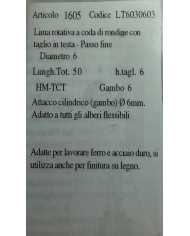 FRESA ROTATIVA CODA RON.VHM D.