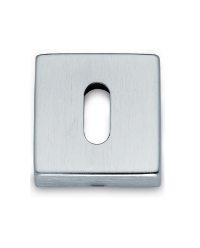 MANIGLIA QUADRA SU ROSETTA 45X45 CR SAT ART.M53