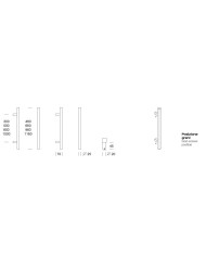 MANIGLIONE  DIRITTO TORONTO 25 INOX 316