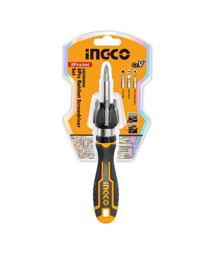 SET CACCIAVITE CRICCHETTO 7 INSERTI