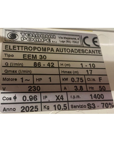 ELETTROPOMPA BISENSO ROVERE MM.30