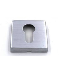 MANIGLIA QUADRA SU ROSET 45X45 CR SAT ART.M53 YALE