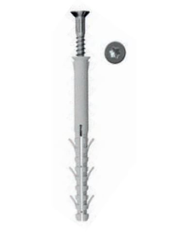 TASSELLO  NYLON C/VITE TUP4 TORX  10X80