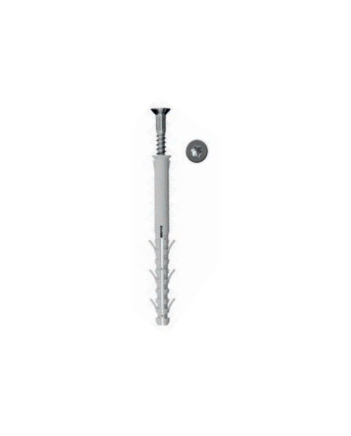 TASSELLO  NYLON C/VITE TUP4 TORX  10X80