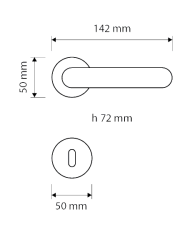 MANIGLIA  TOUCH PATENT CROMO SAT