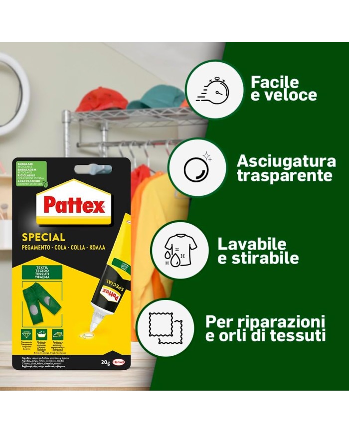 ADESIVO PER TESSUTI 20G
