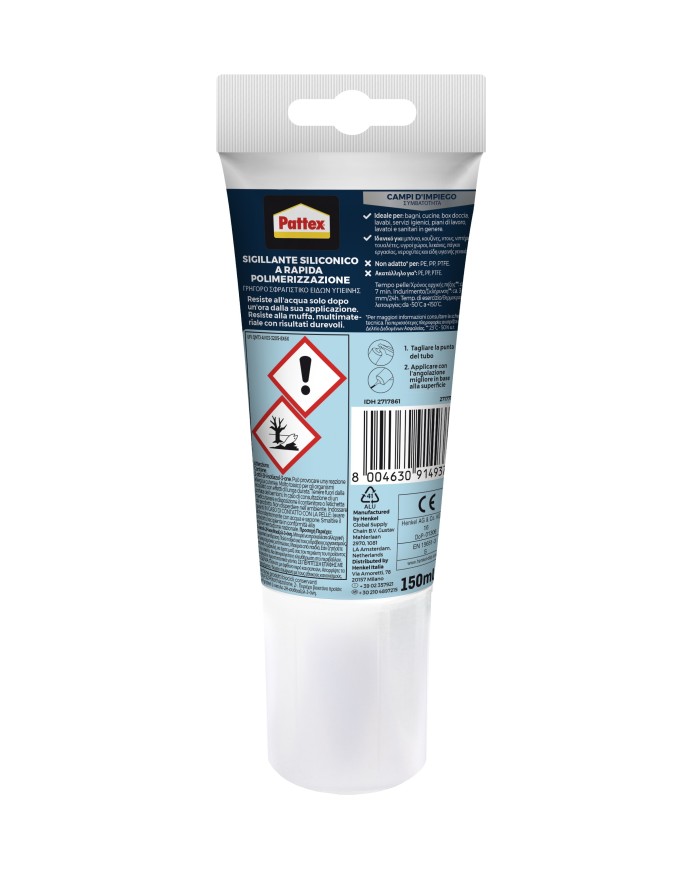 PATTEX BAGNI&CUCINE ORIGINAL BIANCO 150ML TUBO