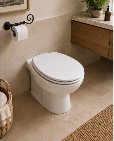 SEDILE COPRIVASO WC LEGNO BIANCO SAVINI