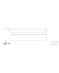 MANIGLIA MM 200 NICHEL SATINATA