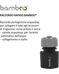 CARRELLO BAMBOO ESTENSIBILE ROSSO 15 MT 1/2 M60