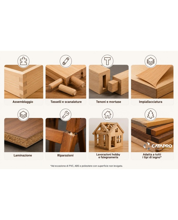 COLLA VINIL LEGNO D2 GR. 250 EXPRESS RAPID