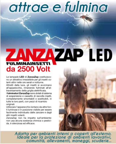 ZANZAZAP FULMINAINSETTI 40 LED