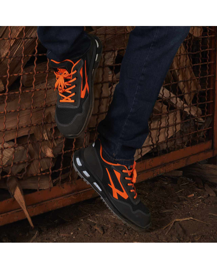 SCARPE BASSE ORANGE S1P N° 41