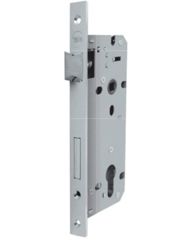 SERRATURA INFILARE YALE MM.45 CROMO SATINATO