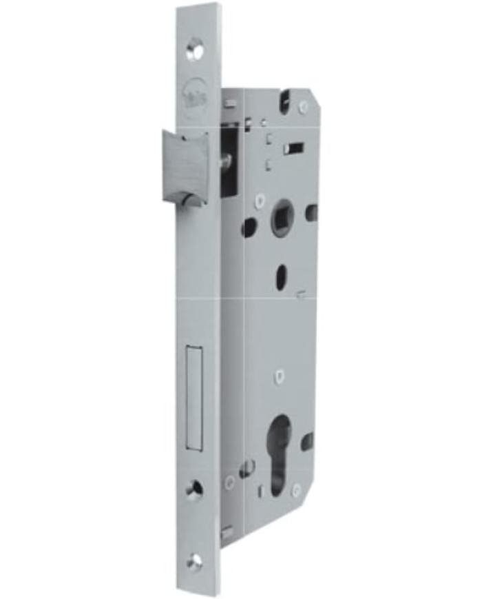 SERRATURA INFILARE YALE MM.45 CROMO SATINATO