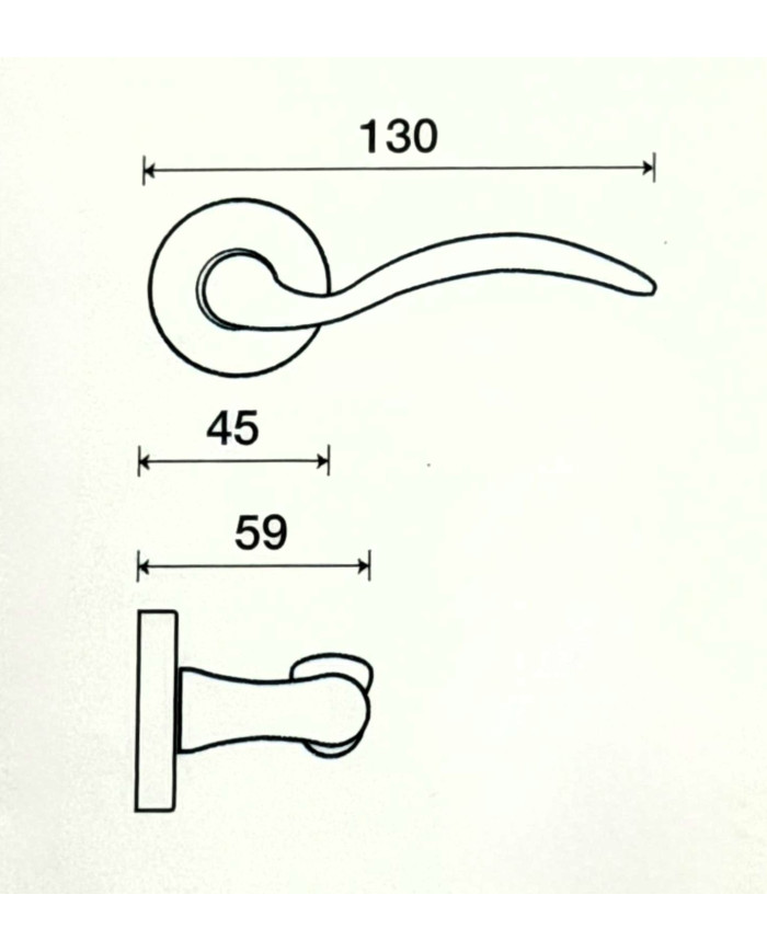 MAN.ZIRCONIO 250/45 C/ROS.YA *