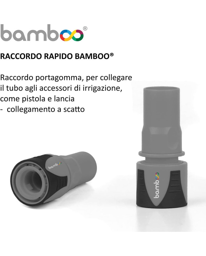 CARRELLO BAMBOO ESTENSIBILE ROSSO 15 MT 1/2 M60