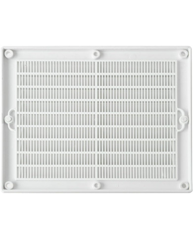 GRIGLIA CON RETE  ABS 175X146 BIANCO