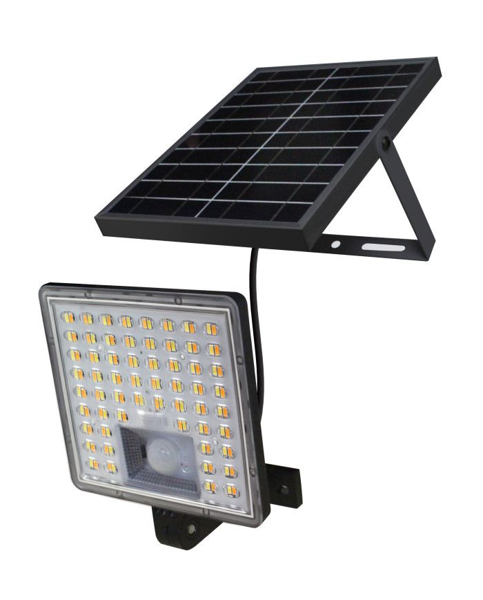 PROIETTORE SOLARE RICARICABILE LED 20W